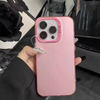 High Quality Silver Colorful IMD TPU Phone Case for iPhone 17 16 11 Pro Max Plus Simple Stylish Design Large Hole for Camera