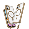Four Corners Anti-fall Shockproof TPU+PC Magnetic Phone Case Lanyard Hole for 16 Pro Max/15 Pro/14/13/12/11 Luxury Design