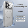 Premium Matte Glass Slim Frame Magnetic PC Phone Case for iPhone 17 Pro Max Large View Window with Attraction Feature