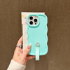 Macaron Color Palette Fashion Lanyard Wristband Phone Case TPU Shockproof for iPhone 17Air 17 16 15 14 13 Promax