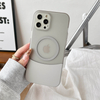 Hot Selling Matte Multi-Color Half PC Transparent Phone Case for iPhone 13 14 15 16 Plus Pro Max-Magnetic Skin Feel