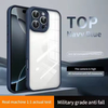 Wholesale HD Clear Fine Hole Phone Case Frosted Edge Cover for iPhone 16 15 14 Pro Max Plus