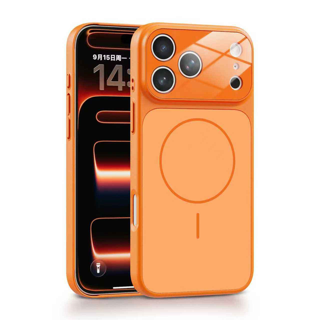 2026 New PRT Original Luxury Frosted Magnetic PC Phone Case for 17/16/15/14/13 Pro Max 6 Colors