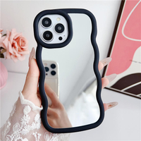 Latest Design Mirror Finish TPU Shockproof Waterproof Mobile Phone Case for Girls' Choice Ins Style 6 Colors