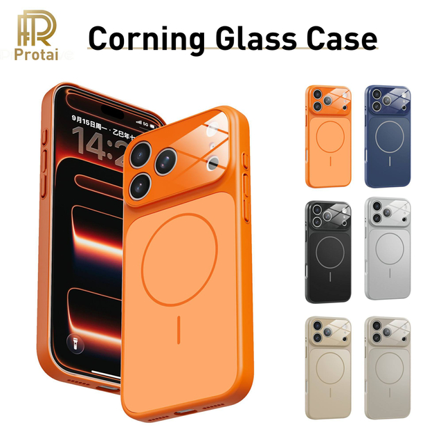 2026 New Original Luxury Ultra Thin Frosted Magnetic PC Pure Color Wireless Charging Minimalist Phone Case Box Packaging for