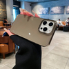 Pure Color Simple Design PC Transparent Ultra-Thin Hard Shockproof Cover Mobile Phone Case for iPhone 17 16 15 14 13 12 Pro Max