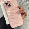 South Korean-Style Solid Lemon Yellow Cherry Blossom Pink Gentle Meteorite Pattern TPU Phone Case for iPhone