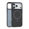 Texture Magnetic Wireless Charging TPU+Leather Litchi Design Shockproof Anti-Fall Phone Case for 16 Pro Max 17 Pro Max 17