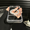 Trendy Clear Anti-Shock High Transparent Acrylic with Kickstand for iPhone 17 Promax 16 15 14