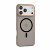 Wholesale Frosted Shockproof Slim Fit Soft PC Magnetic Ring Wireless Charging Back Cover for 17/16/15/14/13 Pro Max