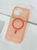 2025 New Fashionable Transparent Carbon Fiber Magnetic Phone Case with Minimalist Design 4 Colors for 17 16 15 14 Pro Max