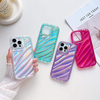 Color Irregular Water Ripple Waterproof Shockproof DIY Decoration TPU Laser Design Ins Style for Mobile Phone Case 100% Fit