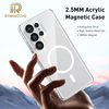 New Design 2.5mm Acrylic Magnetic Phone Case for 17 Pro Max Transparent Slim Fit Shockproof Anti-Yellowing Fashion Simple