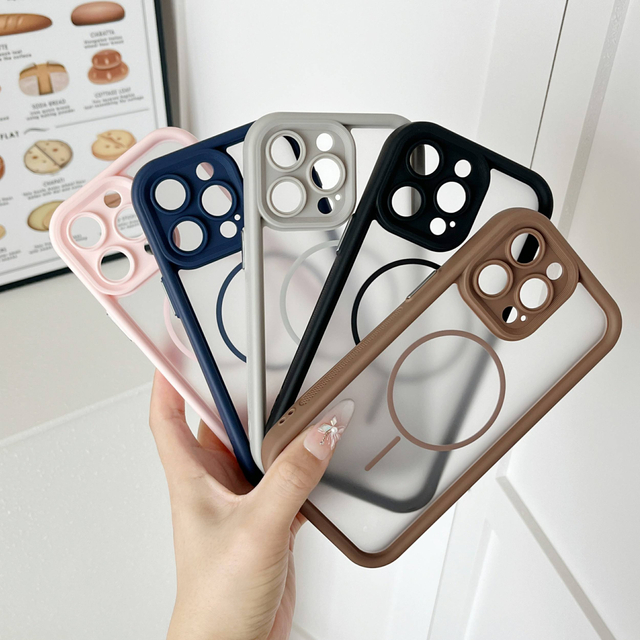 New Luxury Magnetic Shockproof Waterproof TPU+PC 360 Full Body Case for 17 16 15 14 13 12 11 Pro Max