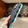Anti-Drop Waterproof 1.5mm TPU Macaroon Case with Wrist Strap Custom Logo for 14/15/16/17 Pro/Pro Max Mobile Phones