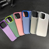 High Quality Silver Colorful IMD TPU Phone Case for iPhone 17 16 11 Pro Max Plus Simple Stylish Design Large Hole for Camera