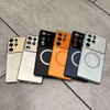 Wholesale Corning Luxury Magnetic Lens Protection Phone Case for Samsung 23 24 25 26 Series