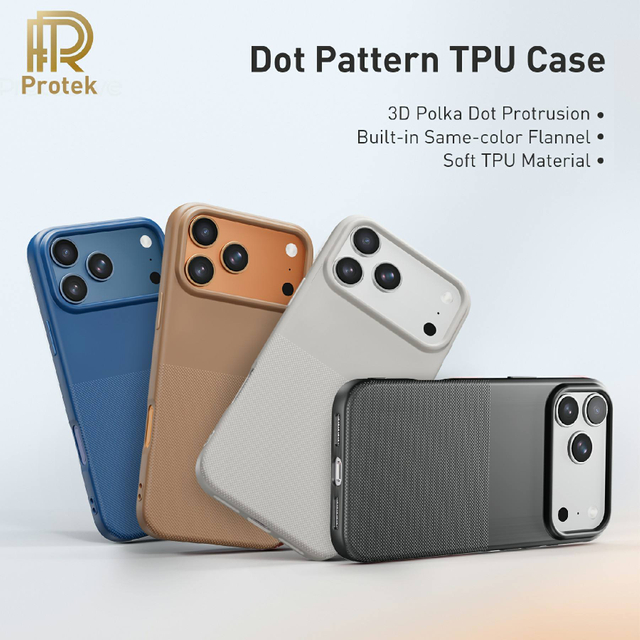 New Design Wholesale Dot Pattern TPU Phone Cover for iPhone 17 Promax 16 15 14 13