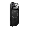 New Arrival Official High Quality Luxury Magnetic Shockproof Lens Protection Wireless Charge PC+AG Glass Phone Case for