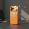 New Arrival Official High Quality Luxury Magnetic Shockproof Lens Protection Wireless Charge PC+AG Glass Phone Case for