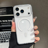 New Design Acrylic Magnetic Charging Transparent Shockproof 2.5mm for 17 Pro Max Mobile Phone Case