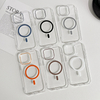 Factory Price Transparent Premium Magnetic PC Phone Case for iPhone 13 15 16 17 Pro Max