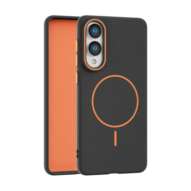 Wholesale Price TPU Litchi Texture Leather Premium Business Magnetic Phone Case for Samsung A16/A36/S23/S25 Compatible