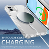 2025 TPU+PC Aity Yellow Crystal Clear Magnetic Phone Case Cover for iPhone 11 12 13 14 15 16 Yellow+Clear Phone Accessories