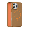 High-Cost-Performance Fashionable Leather Texture Magnetic TPU Phone Case Niche Market Cover for iPhone 16 17 Pro Max