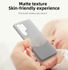 2025 New Design Hard Anti-Fall Frosted Splicing PC 2-in-1 Phone Case Skin Anti-Fingerprint Cover for Samsung Model Mobile Phone