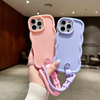 Colorful Lanyard Mobile Phone Cases for 17promax 17Air 16 15 14 13 Promax-Shockproof TPU Anti-Loss Fashion