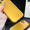 2026 Luxury Golden Electroplate PC Magnetic Wireless Charge Lens Protection Shockproof Phone Case for All Series