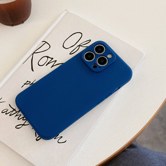 Wholesale Fashion Shockproof Anti-Fingerprint 360 Protection INS Style Macaron Matte Finish Phone Case for 11-17 Series