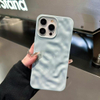 Luxury 3D Wavy Pattern TPU Phone Case for iPhone 16 15 14 13 12 INS Fashionable 3D Cover Factory Wholesale Mobile Phone Cases