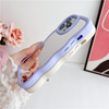 High Quality TPU Macaron Mirror Phone Case for iPhone 17promax 16pro 15 and 14 Pro Wave Edge Design