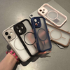 High Quality Soft TPU + PC Back Case Magnetic Charging Cover Compatible for iPhone 16 15 14 13 12 Pro Max Mobile Phone Cases