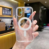 Factory Transparent Magnetic Case for iPhone 16 15 14 Pro Simple Design Wireless Charging Mobile Phone Case