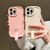 Factory Wholesales Popular Macaroon Plain Lanyard Soft TPU Mobile Phone Case for iphone 18 | iphone 15 Pro Max