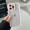 High-end Magnetic Wireless Charging Shockproof Transparent TPU+PC Phone Case for 17 16 15 14 13 Pro Max