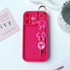 Cute 3D Cartoon TPU Phone Case with Wrist Strap Bracket DIY Cartoon Pattern for Infinix Tecno Mobiles