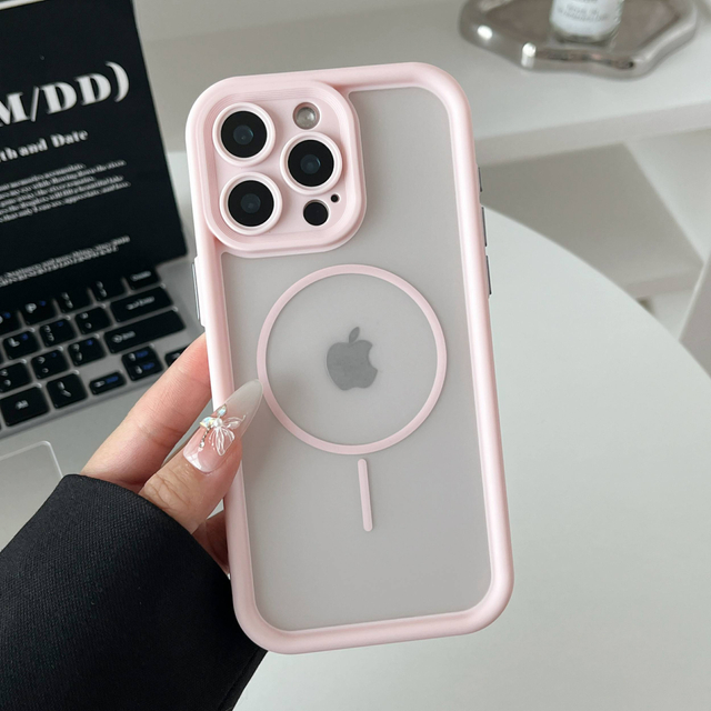 Strong Magnetic 2 in 1 Mobile Phone Case for iPhone 16 15 14 - Sky Eyes Series TPU+PC Protective Shell Supplier
