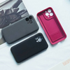 Candy-Colored Matte Liquid Silicone TPU Phone Case with Holes for Lens Protection Compatible with for iPhone 15 16 Pro Max