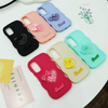 3D Heart-Shaped Back Decoration Phone Cover Cute Girl Mobile Phone Case for iPhone Vivo Oppo for Samsung for Xiaomi Infinix for