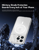 New Transparent Light Luxury High-quality Carbon Fiber Magnetic PC Phone Cover for iPhone 17 16 15 14 Pro Max