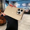 Pure Color Simple Design PC Transparent Ultra-Thin Hard Shockproof Cover Mobile Phone Case for iPhone 17 16 15 14 13 12 Pro Max