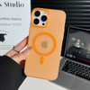 Hot Selling Magnetic Frosted Wireless Charging Ultra-Thin PC Mobile Phone Case for 6 Colors Fashion Simple