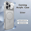 New Premium Textured Minimalist Frosted Acrylic Ultra-thin Large Viewing Window PC Phone case for IPhone17 16 15 14 13 Pro Max
