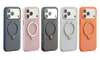 For iPhone 17 Pro Max TPU Phone Cover Support Magnetic Car Mount Multiple Colors Kickstand Case Drop Proof Shockproof
