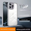 Wholesale HD Clear Fine Hole Phone Case Frosted Edge Cover for iPhone 16 15 14 Pro Max Plus