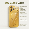 Luxury Golden Design Magnetic Shockproof PC Phone Case for 16 15 14 13 12